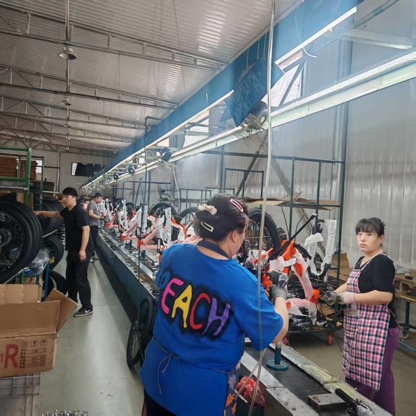 QINGDAO BESTRIDING SPORTS CO.,LTD linea di produzione del fabbricante