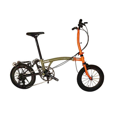 16 pollici Crius bicicletta pieghevole 349 V freno 8 velocità 9 velocità telaio in acciaio cromo-molibdeno