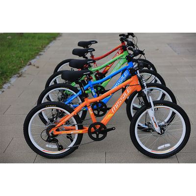 Bicicletta per bambini con telaio in acciaio per bambini di 6 anni Materiale di forchetta e cerchiera in lega di alluminio
