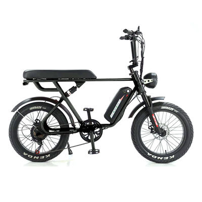 Bicicleta elettrica a motore a mozzo posteriore a sospensione completa con potenza di 48v 1000w e batteria rimovibile