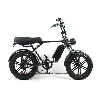 Bicicleta elettrica a motore a mozzo posteriore a sospensione completa con potenza di 48v 1000w e batteria rimovibile