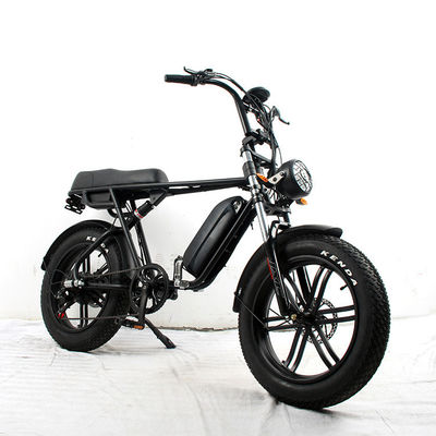 Bicicleta elettrica a motore a mozzo posteriore a sospensione completa con potenza di 48v 1000w e batteria rimovibile