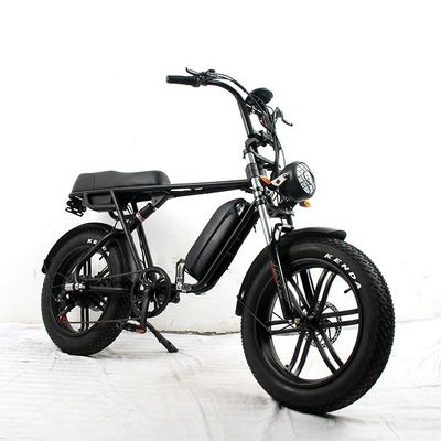 35kg Aluminum Alloy Frame Fat Tire Electric E Bike con motore a lunga autonomia da 48v 750W/1000W