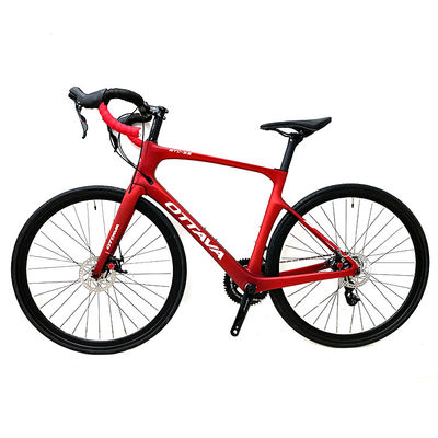 Fornitura di bicicletta stradale a carbonio da 700*25c con marcia di 2x11 velocità e freno idraulico ZOOM