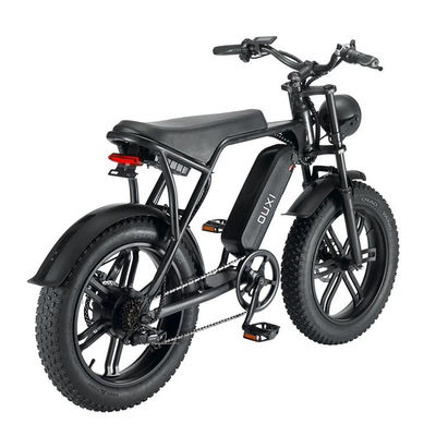 Potente 750W V8 Motor 20 pollici Fat Tire Electric Mountain Bike con 48V 15ah Battery