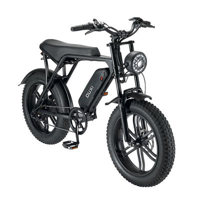 Potente 750W V8 Motor 20 pollici Fat Tire Electric Mountain Bike con 48V 15ah Battery