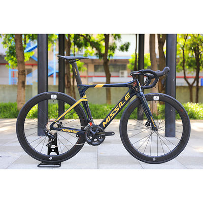 Nuovamente progettato 700C*25 22 velocità Carbon Frame Bend Handlebar Road Bike con sospensione a forcella