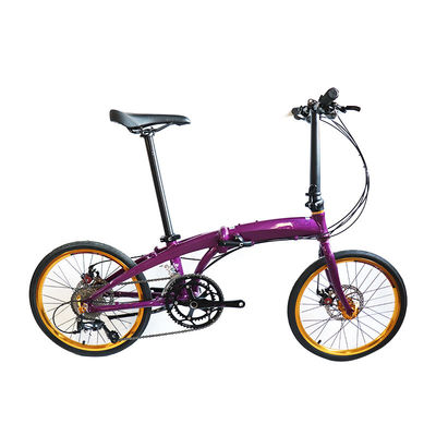Full Shockproof Frame Folding Bike 20" 9 velocità Crius Velocity-D Freno per adulti