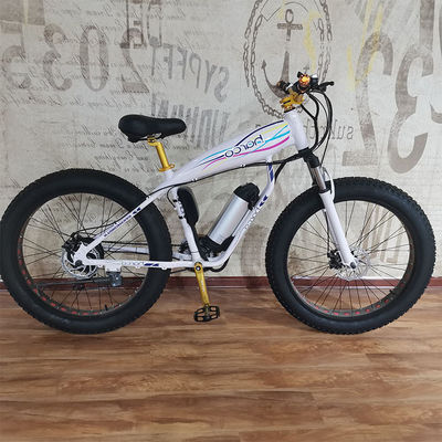 Bici elettrica da 26 pollici con gomma di grasso con batteria al litio da 48v 500w
