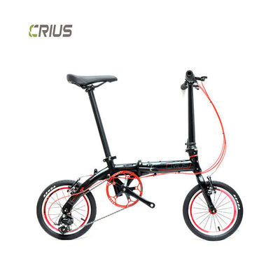 Bicicola pieghevole leggera da 14 pollici in lega di alluminio a velocità singola per avventure all'aria aperta