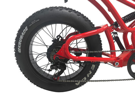 E-bike Fat Tire 48V10Ah Batteria al litio Velocità 500W Motore Spoke senza spazzole per motoslitte