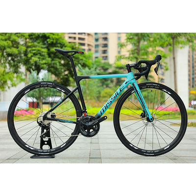 700C 22 velocità Aluminio Legatura Rim ghiaia Bicicleta di carbonio Bicicleta stradale con larghezza pneumatico 700C * 25c
