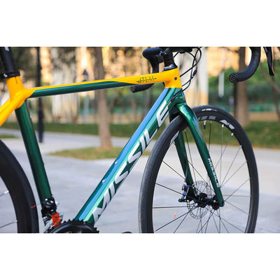700C 22 velocità ingranaggi Aero telaio Unpaint Carbon ghiaia Off Road Bicicleta senza logo 8,5 kg