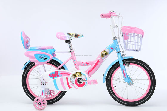 Bicicletta per bambini con telaio in acciaio e cartone