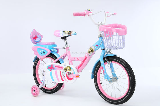 Bicicletta per bambini con telaio in acciaio e cartone