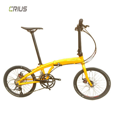 Ruota anteriore e posteriore V freno 20 pollici Mini bicicletta pieghevole con SMN 3500 retro derailleur