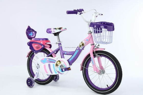 Bicicletta per bambini con telaio in acciaio e cartone