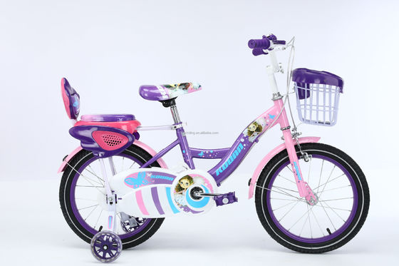 Bicicletta per bambini con telaio in acciaio e cartone