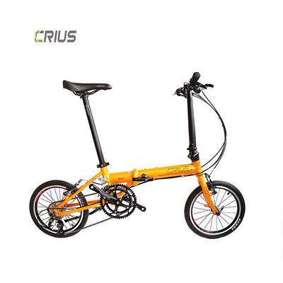 16 pollici Folding Bike con Microshift R9 Rear Derailleur e Xunjie 9s 11-28T Cassetta