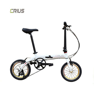 Cornice leggera in lega di alluminio bici da corsa da strada 14 pollici pieghevole Mini bicicletta pieghevole
