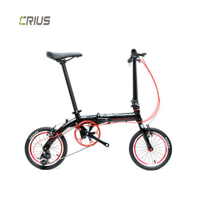 Cornice leggera in lega di alluminio bici da corsa da strada 14 pollici pieghevole Mini bicicletta pieghevole