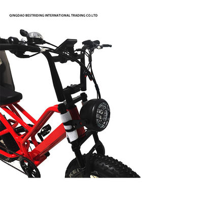 Bicicletta elettrica a freno a disco meccanico 48v 500w Motor ebike 2 ruote 20 pollici gomma di grasso