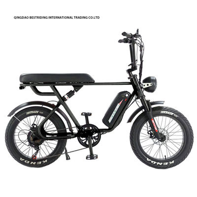 Custom 48V 1000W Electric Bike 20 pollici Fat Tire Ebike con e caricabatterie al litio 52V