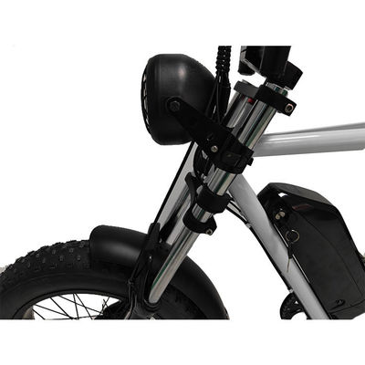 Fast Electric Dirt Bike Mountain City Road EBike con freno a disco meccanico in nero