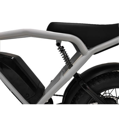 Fast Electric Dirt Bike Mountain City Road EBike con freno a disco meccanico in nero