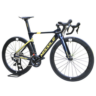 Bici da strada in fibra di carbonio per uomo con materiale per cerchiera 430/470/500/530 e telaio in fibra di carbonio