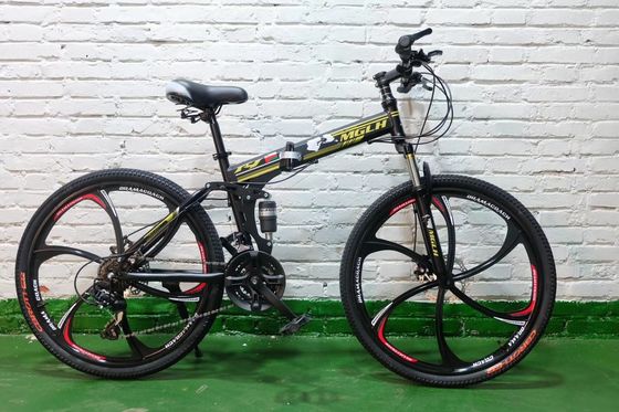 Biciclette pieghevoli da 20 pollici per adulti Cornice in acciaio Vernice interna Lunghezza 1,33m