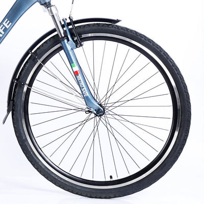 700c Uomo Urban City Bike con 24 velocità e Al Crown Sus Fork