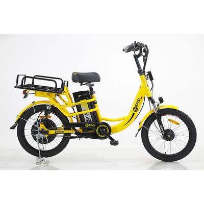 Bici elettrico per la consegna telaio in acciaio 48V 400W motore senza spazzole batteria al litio