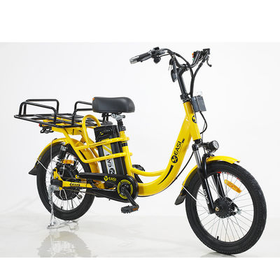 Bici elettrico per la consegna telaio in acciaio 48V 400W motore senza spazzole batteria al litio