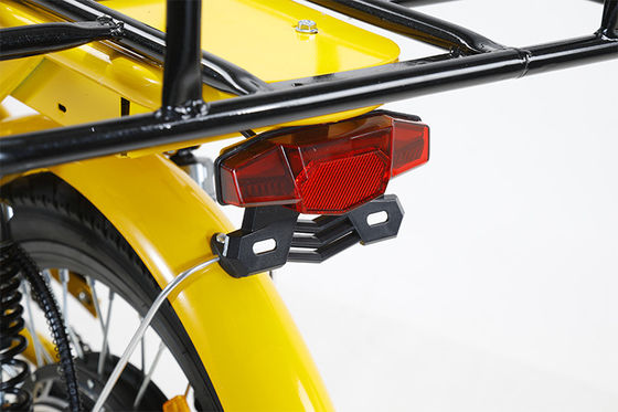 Bici elettrico per la consegna telaio in acciaio 48V 400W motore senza spazzole batteria al litio