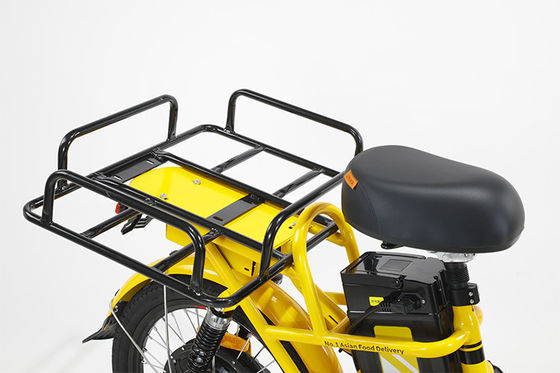 Bici elettrico per la consegna telaio in acciaio 48V 400W motore senza spazzole batteria al litio