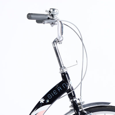 24 telaio in acciaio single speed lady bike City bike con freno a disco anteriore e posteriore