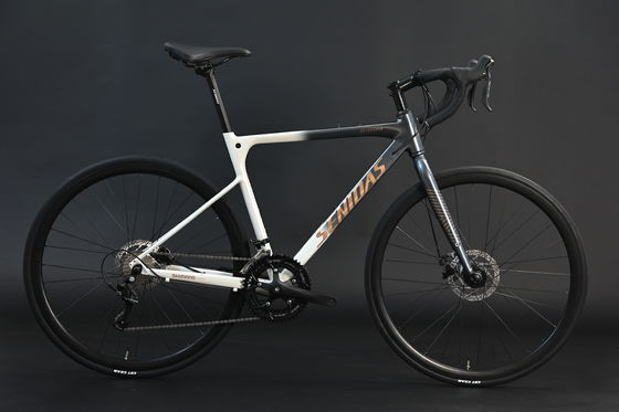 Bicicletta stradale in fibra di carbonio 700C 2*9s 1*9s AL Frame Nice Shape AL Hub E 10kg