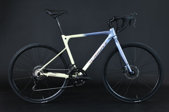Bicicletta stradale in fibra di carbonio 700C 2*9s 1*9s AL Frame Nice Shape AL Hub E 10kg