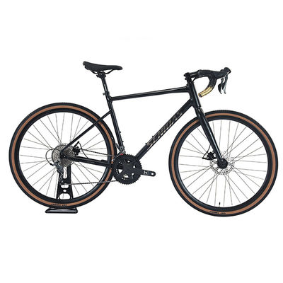 Pedal ordinario attraverso asse 700 * 40C freni a disco idraulici bicicletta di ghiaia con cavi nascosti