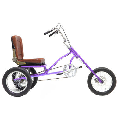 16" Triciclo a velocità singola con freno a disco 160mm Manubri in acciaio ad alto carbonio