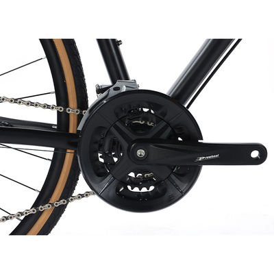 27 velocità velocità di progettazione adulto 700 * 35C Flat Bar Road Bike con forchetta in lega personalizzabile