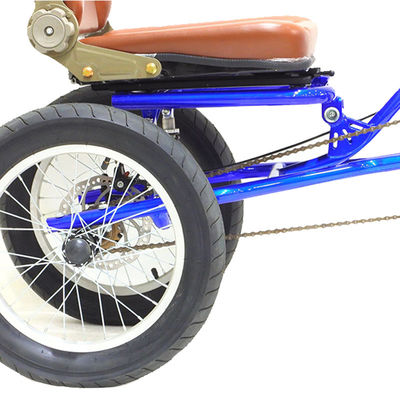 16 pollici volante 18T velocità locale singola velocità 3 ruote Trike carico rickshaw pedal triciclo