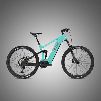 EM10 Cavi interni in fibra di carbonio Midmotor Shox posteriore Electric Assistant Bike