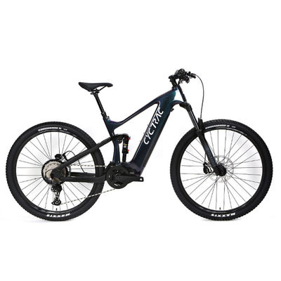EM10 Cavi interni in fibra di carbonio Midmotor Shox posteriore Electric Assistant Bike