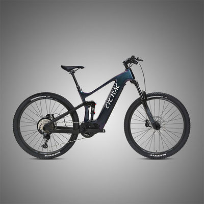 EM10 Cavi interni in fibra di carbonio Midmotor Shox posteriore Electric Assistant Bike