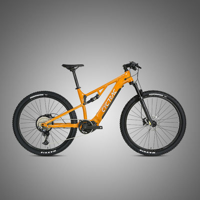 48V Mid Drive Fibra di carbonio tramite asse Boost Frame Cavi interni Bicicletta elettrica EM6 Ebike