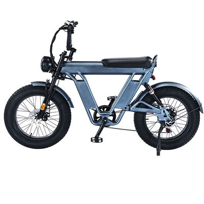 Bicicletta elettrica da 20 pollici con pneumatici grassi con telaio in lega di alluminio da 48 V e doppia sospensione
