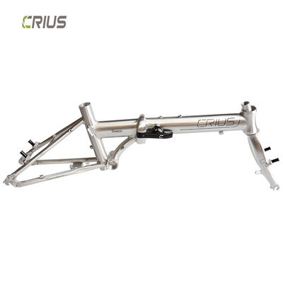 Colorato personalizzato Crius 16 pollici Folding Bike Frame con 2300g di peso e V Brake/D Brake