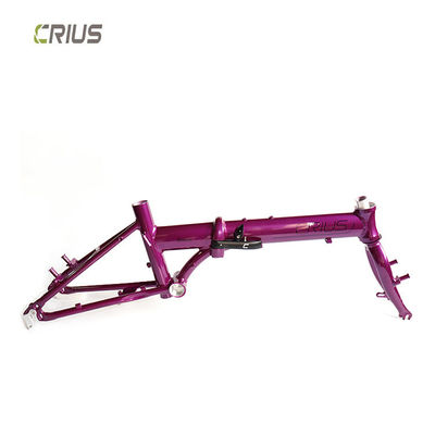 Colorato personalizzato Crius 16 pollici Folding Bike Frame con 2300g di peso e V Brake/D Brake